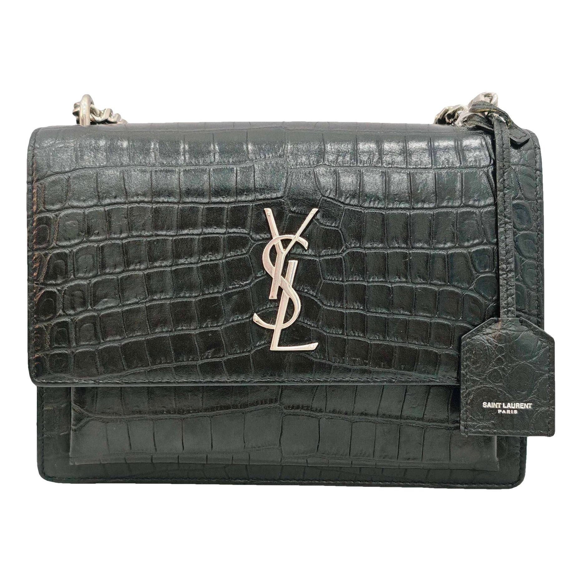 Sunset leather crossbody bag