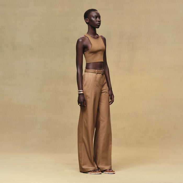 Brun Mahogany Loose Fit Pants