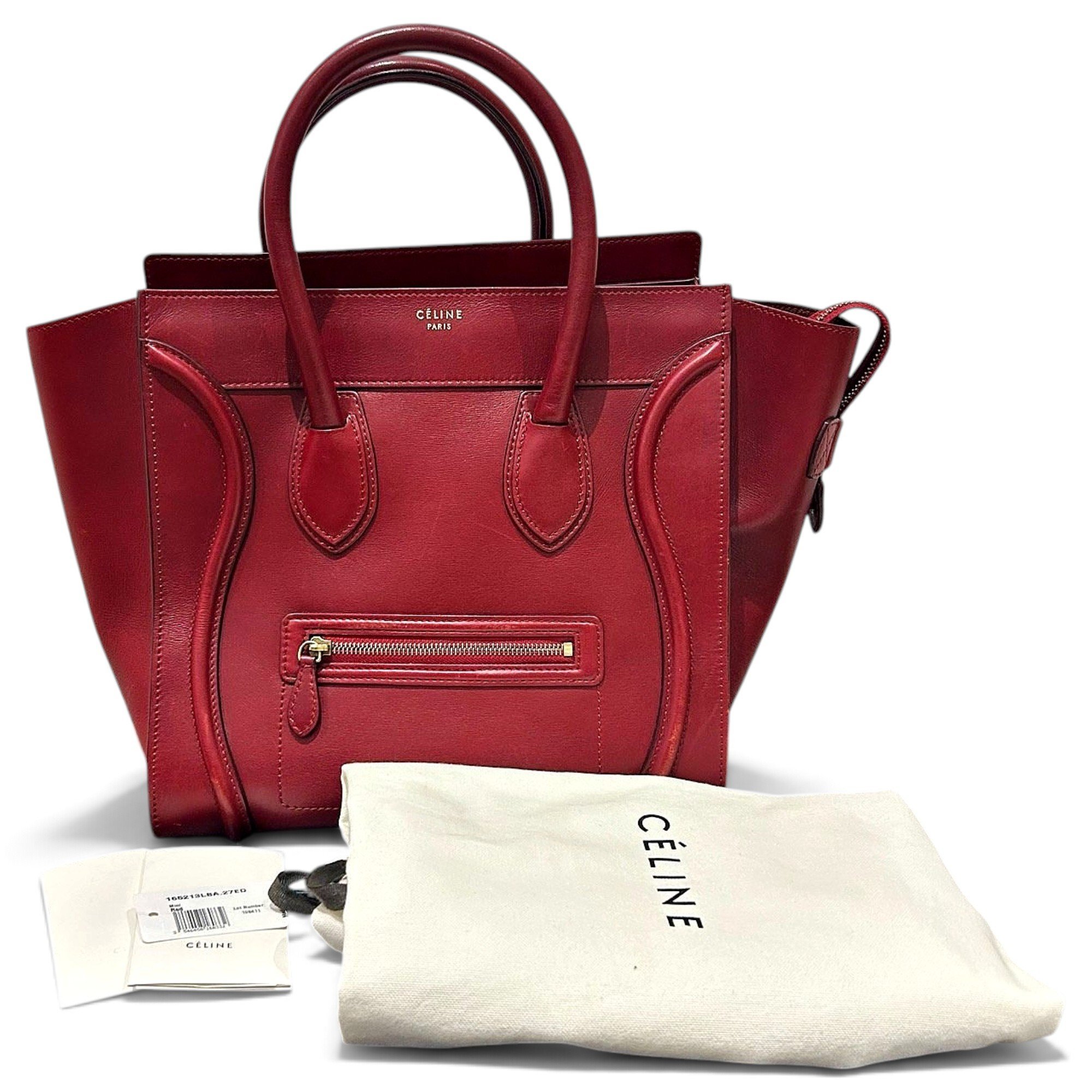 Luggage leather handbag