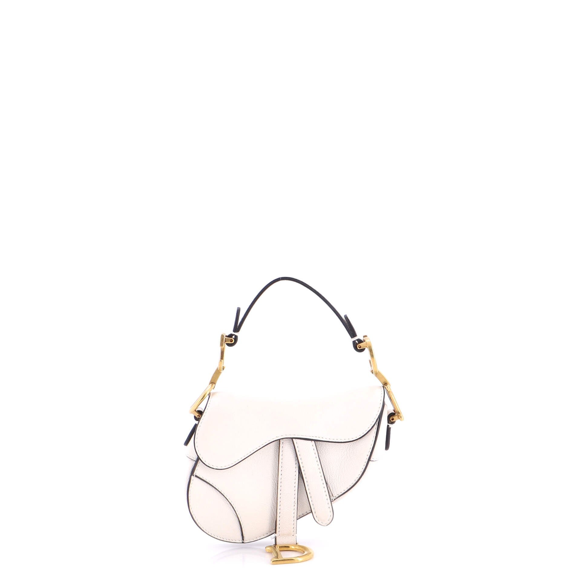 Saddle Handbag Leather Micro