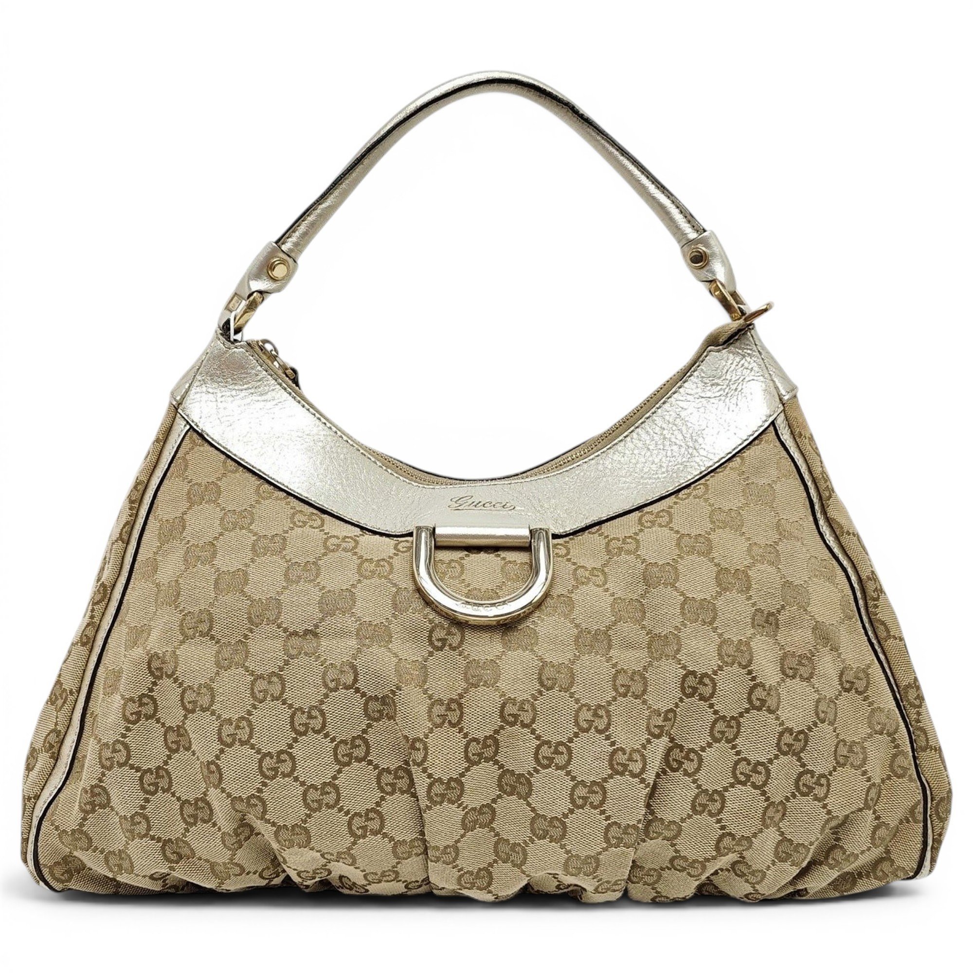 D-Ring leather handbag