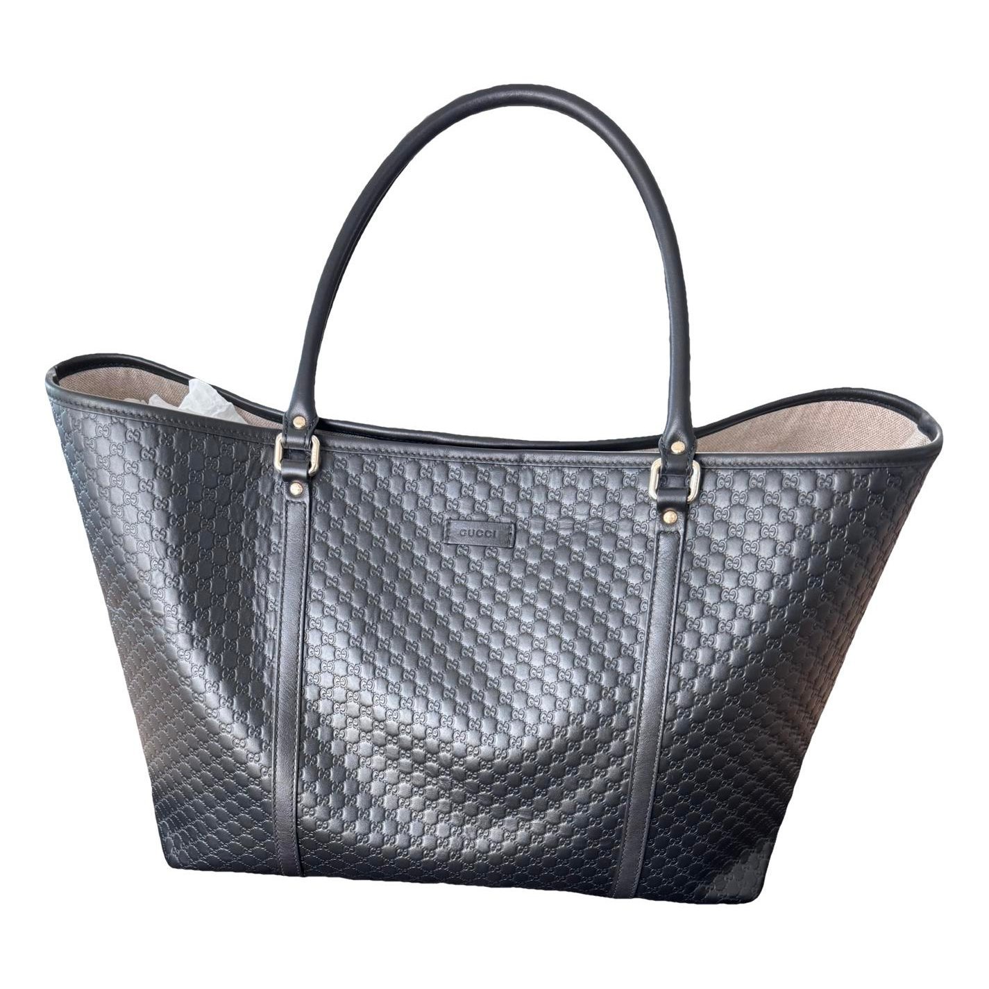 Leather tote