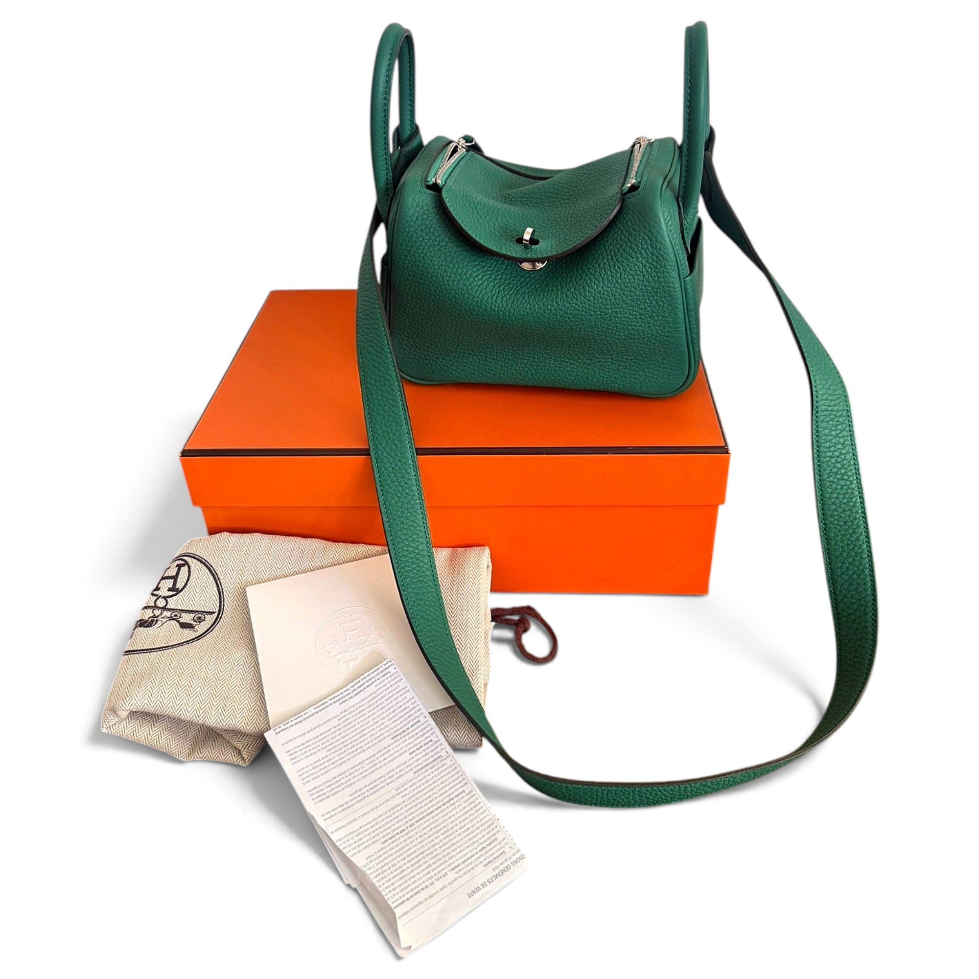 Lindy leather handbag