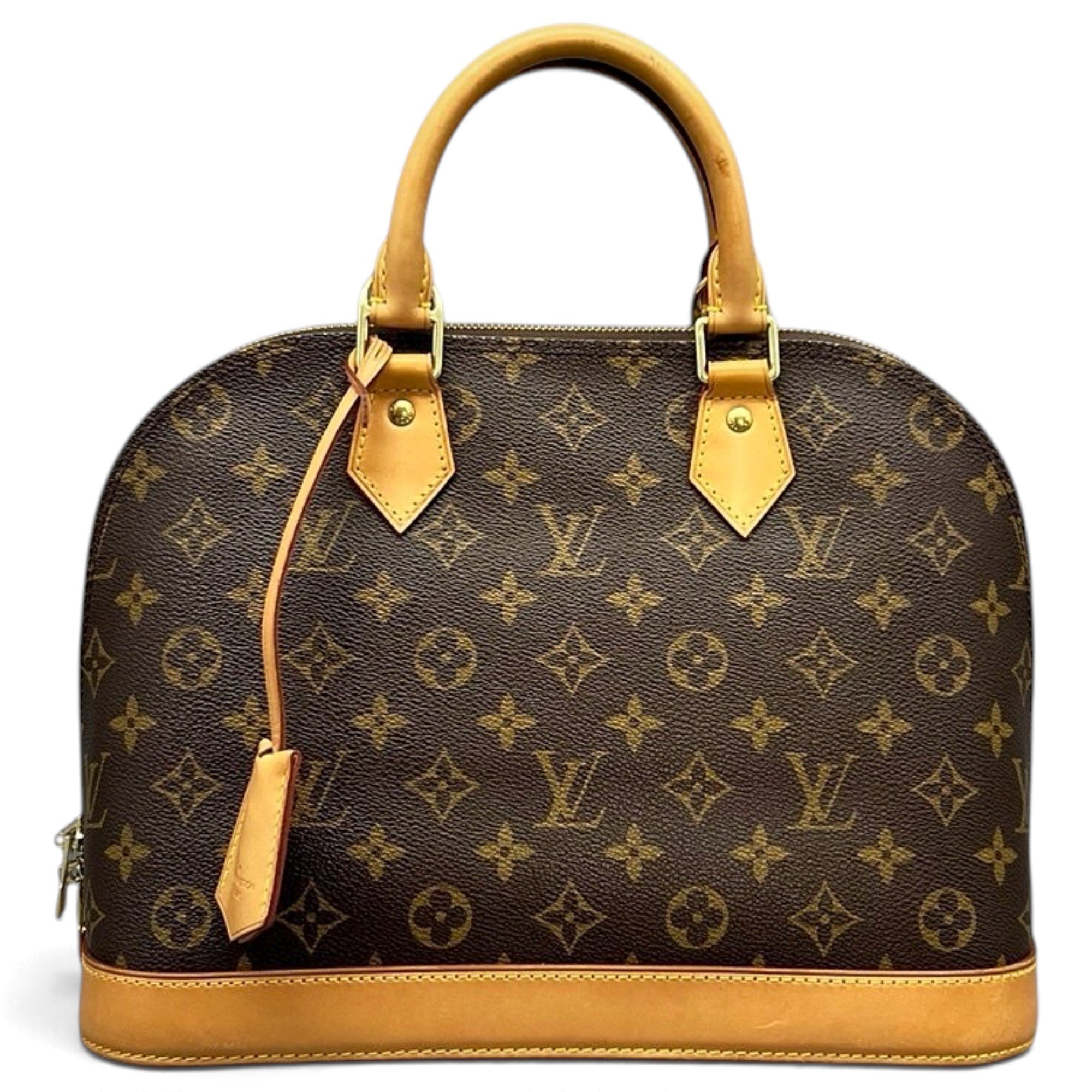 Louis Vuitton Alma leather handbag