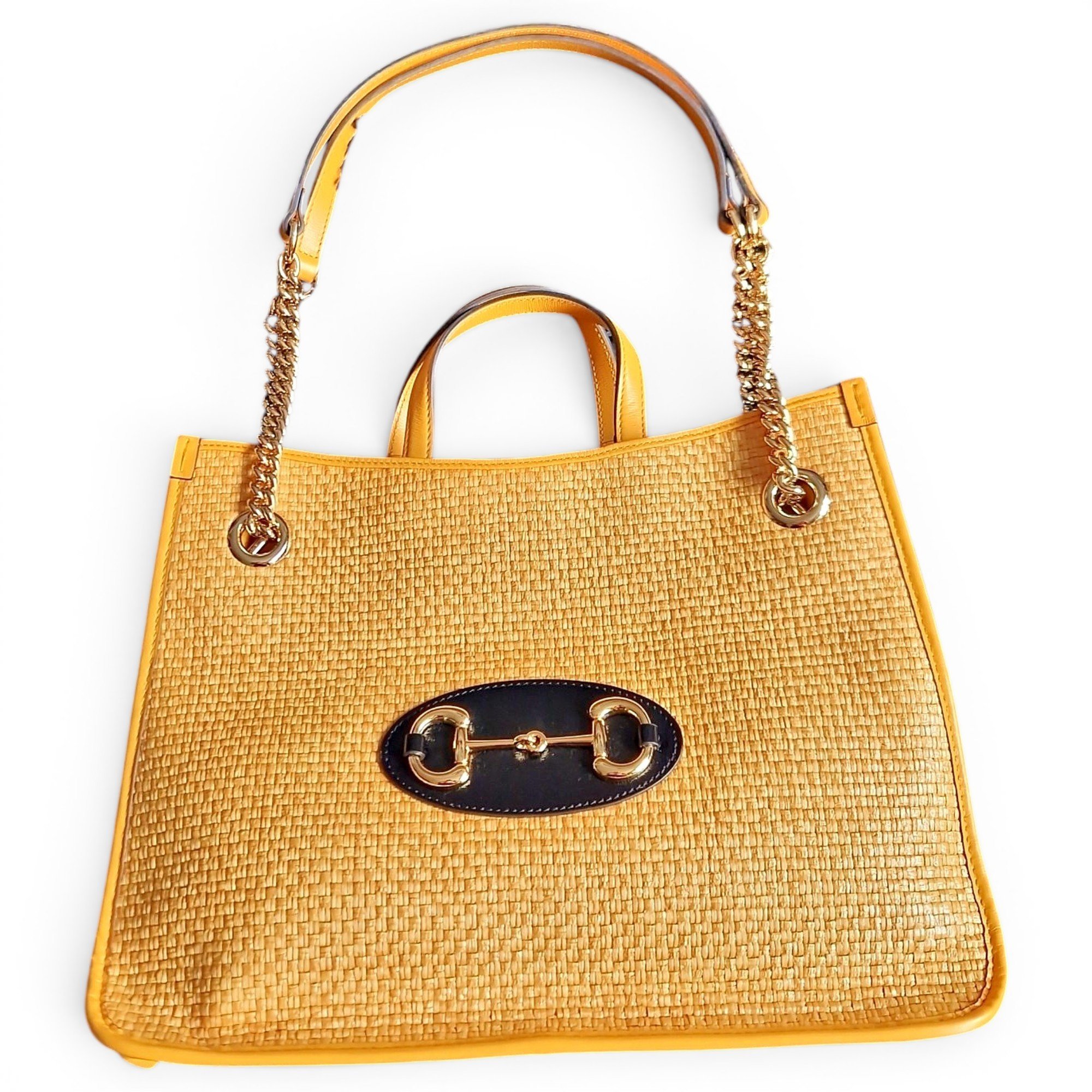 Horsebit 1955 Chain leather tote