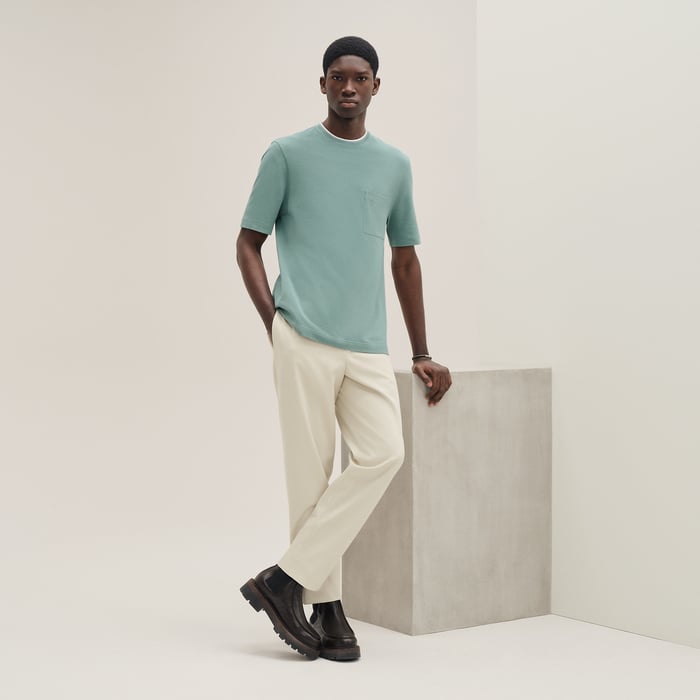 Céladon "Piqures Sellier" T-shirt