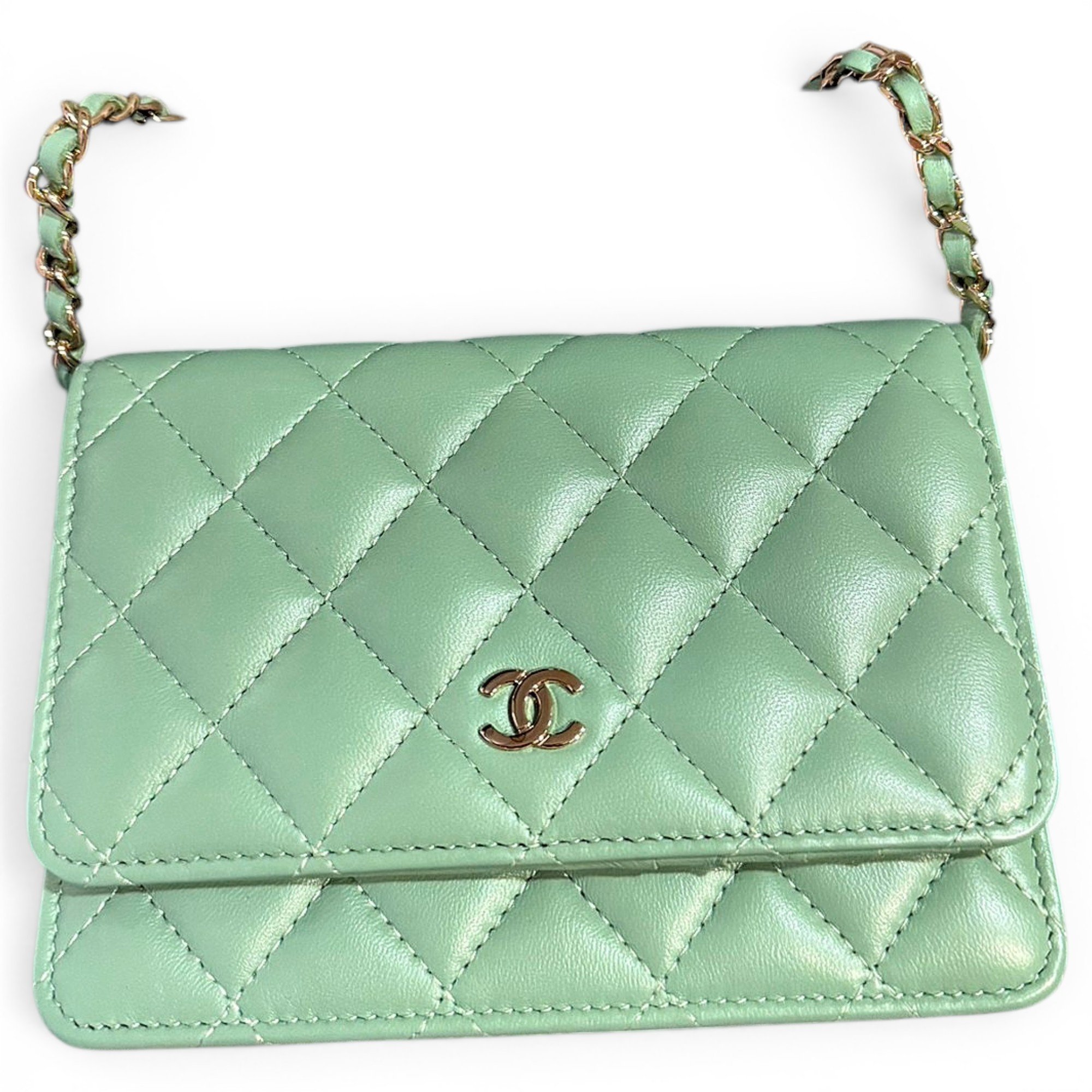 Wallet On Chain Timeless/Classique leather crossbody bag