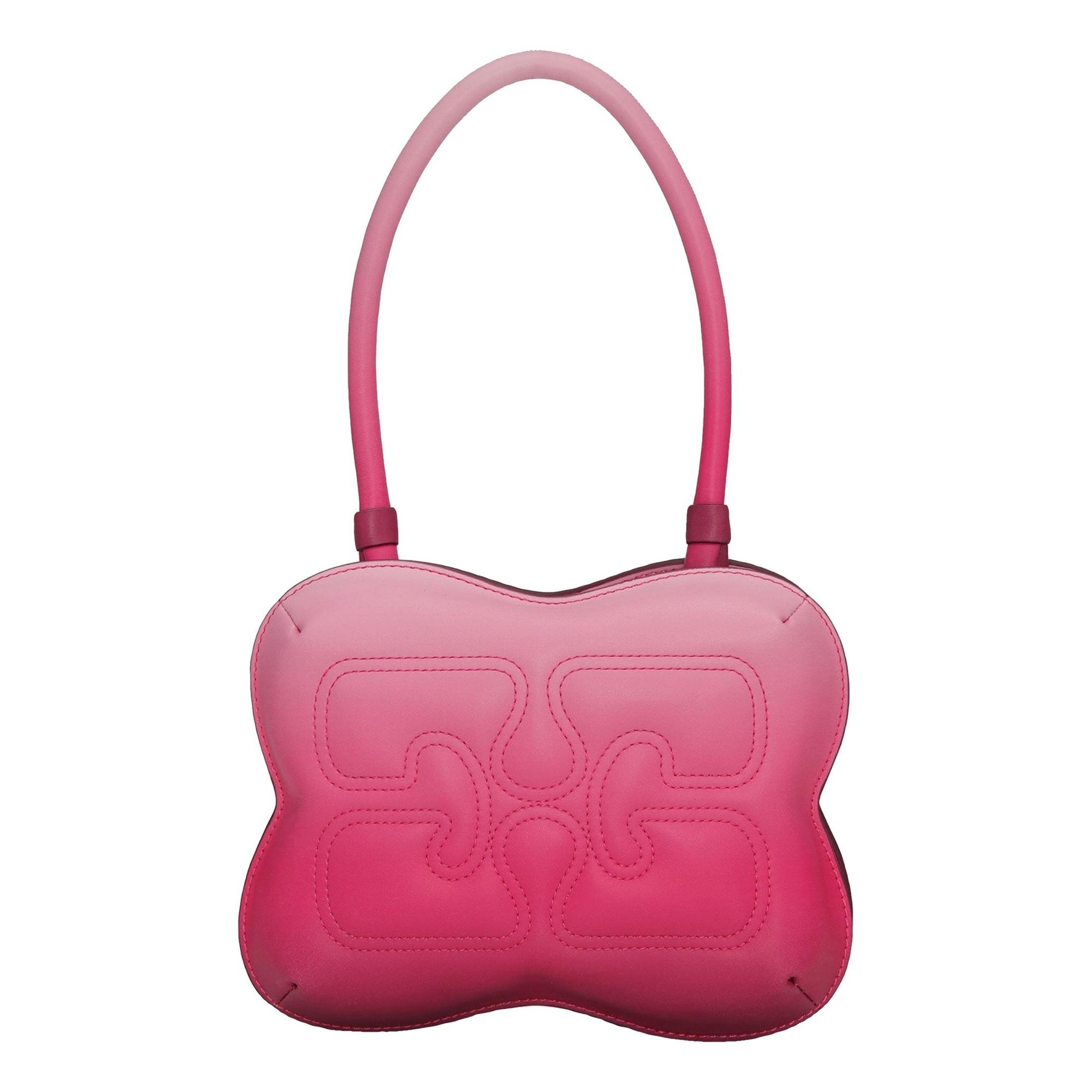 Butterfly leather handbag