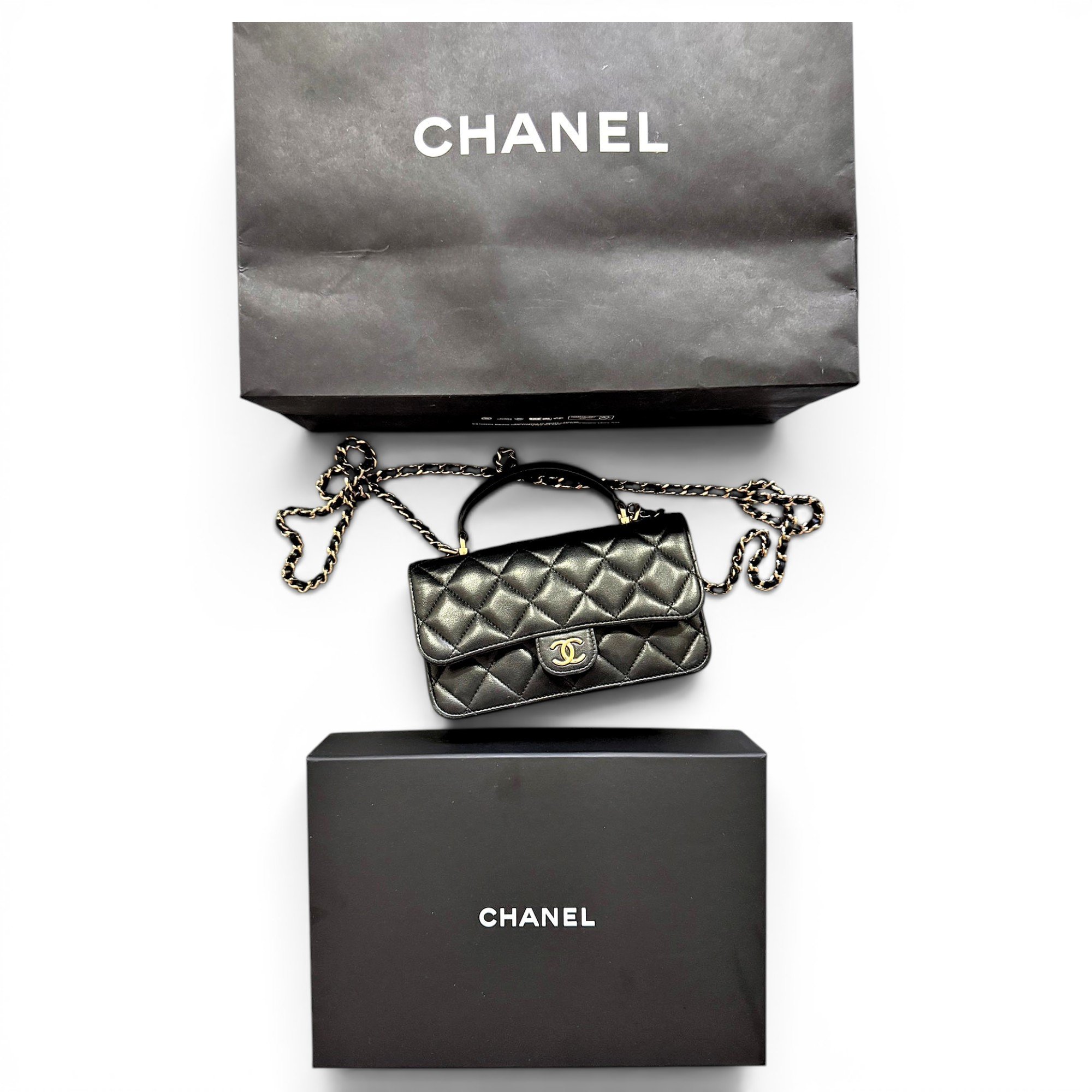 Timeless Classique Top Handle leather handbag