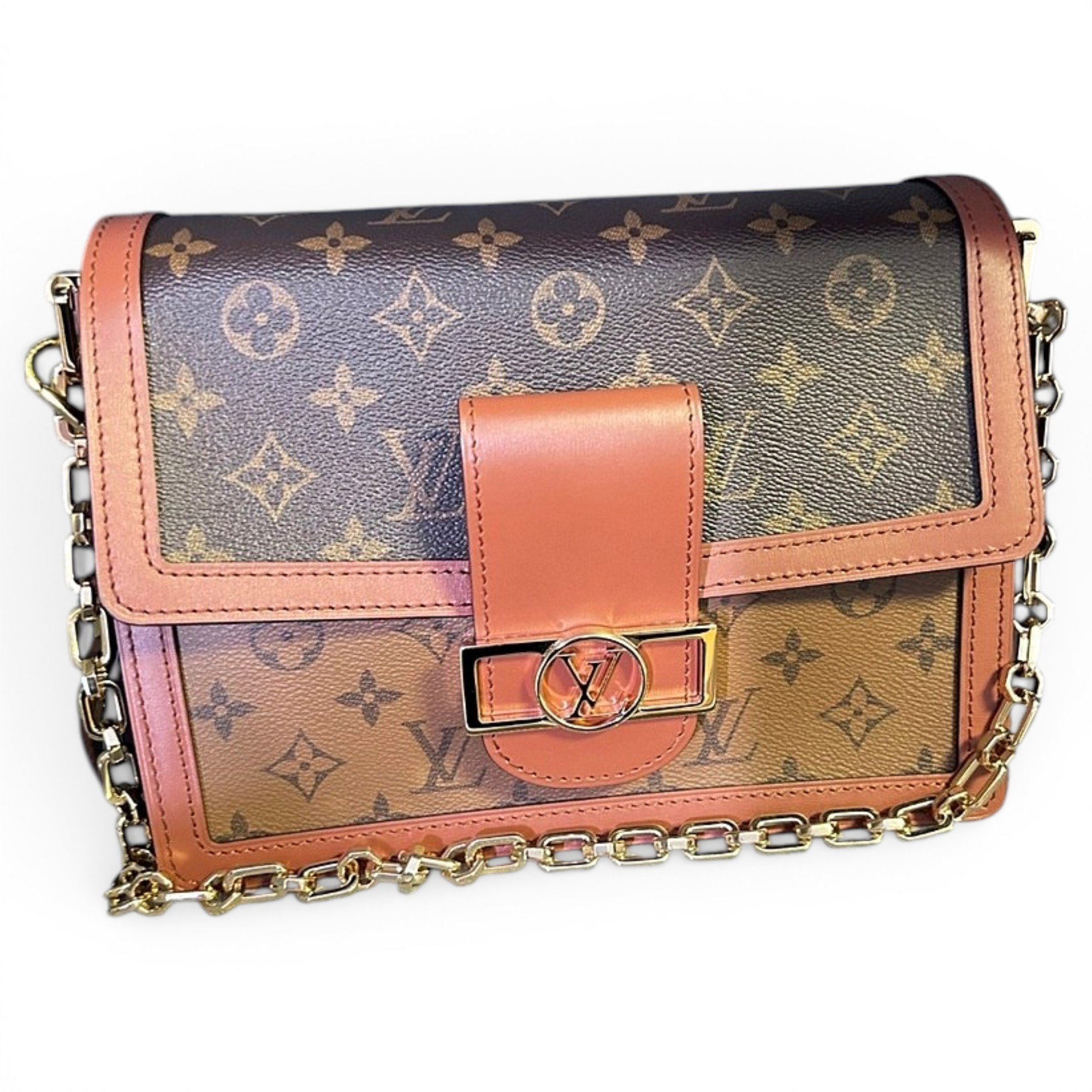 Dauphine leather handbag