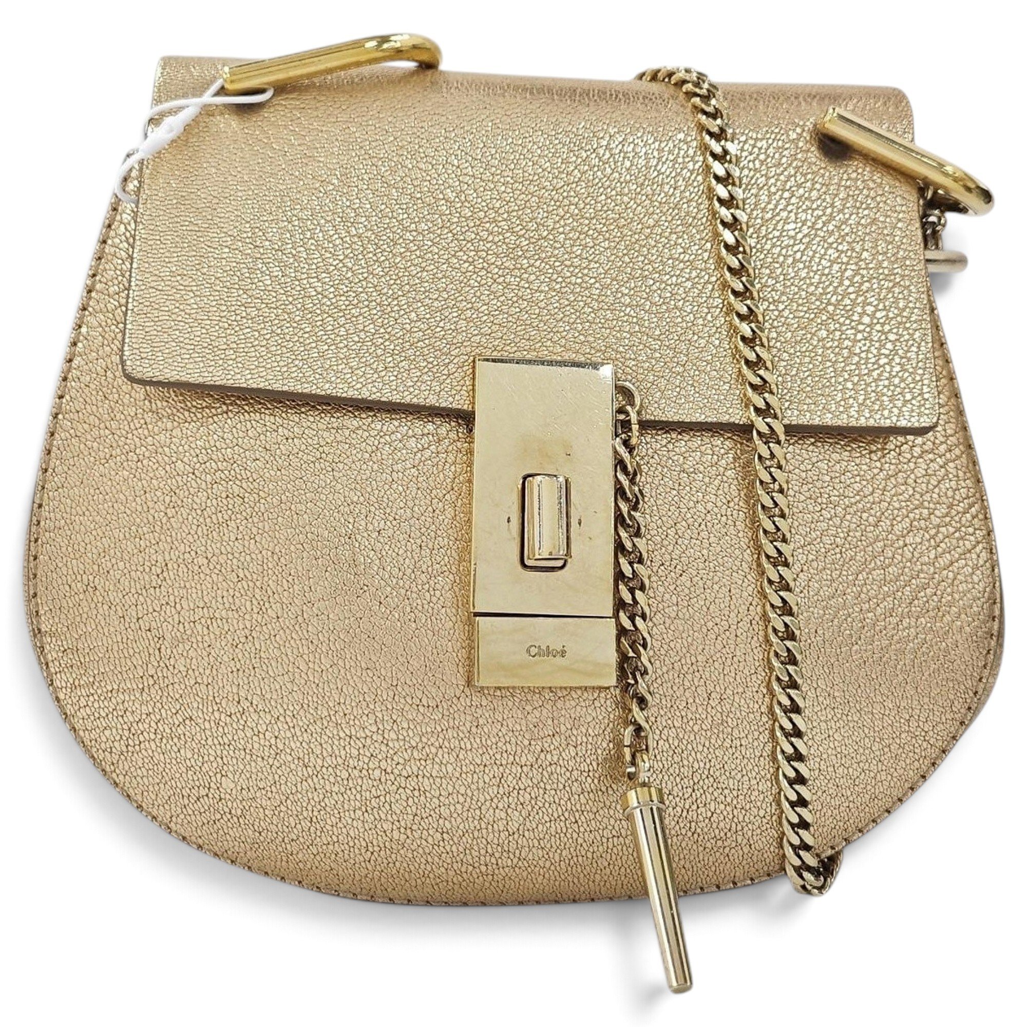 Drew leather handbag