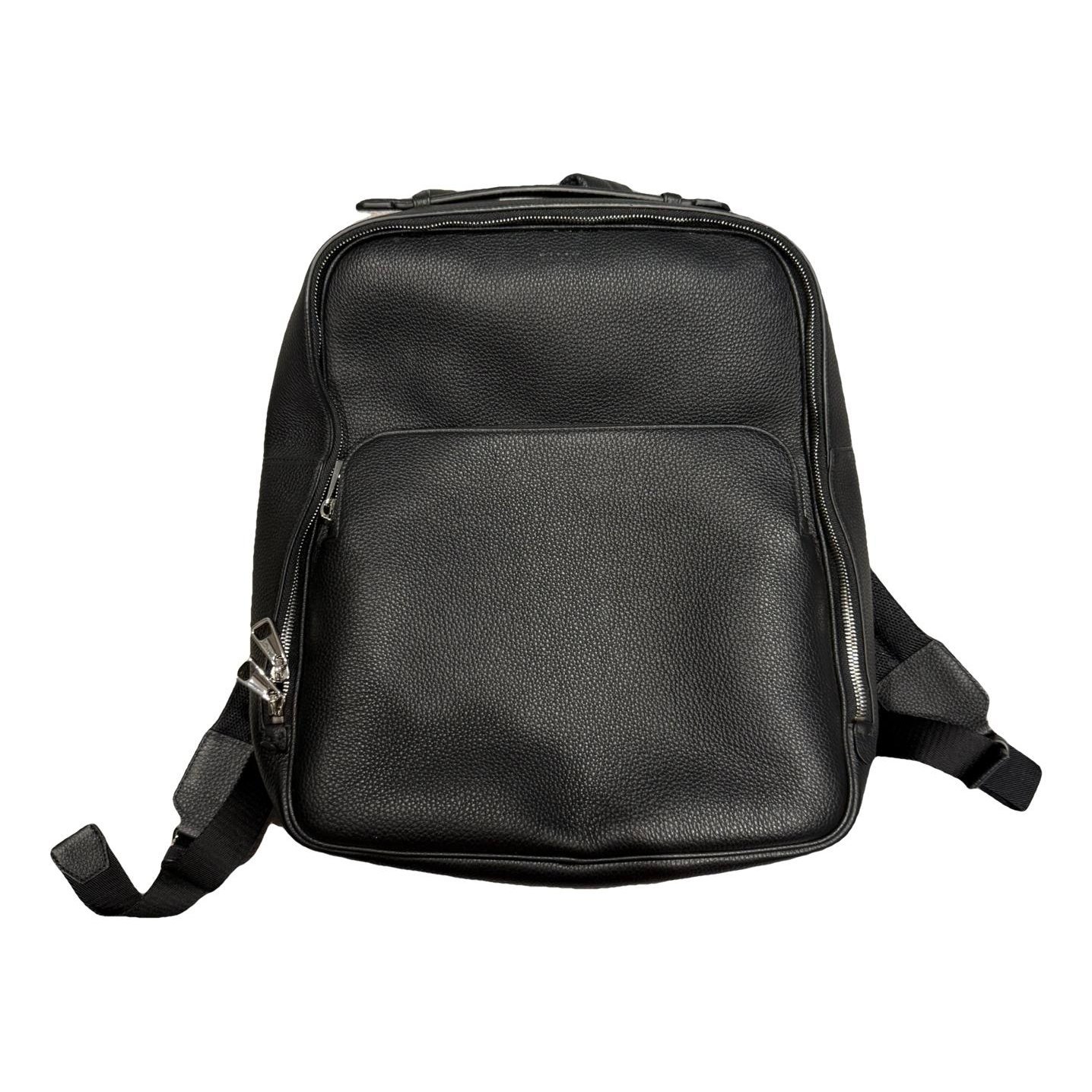 Leather backpack
