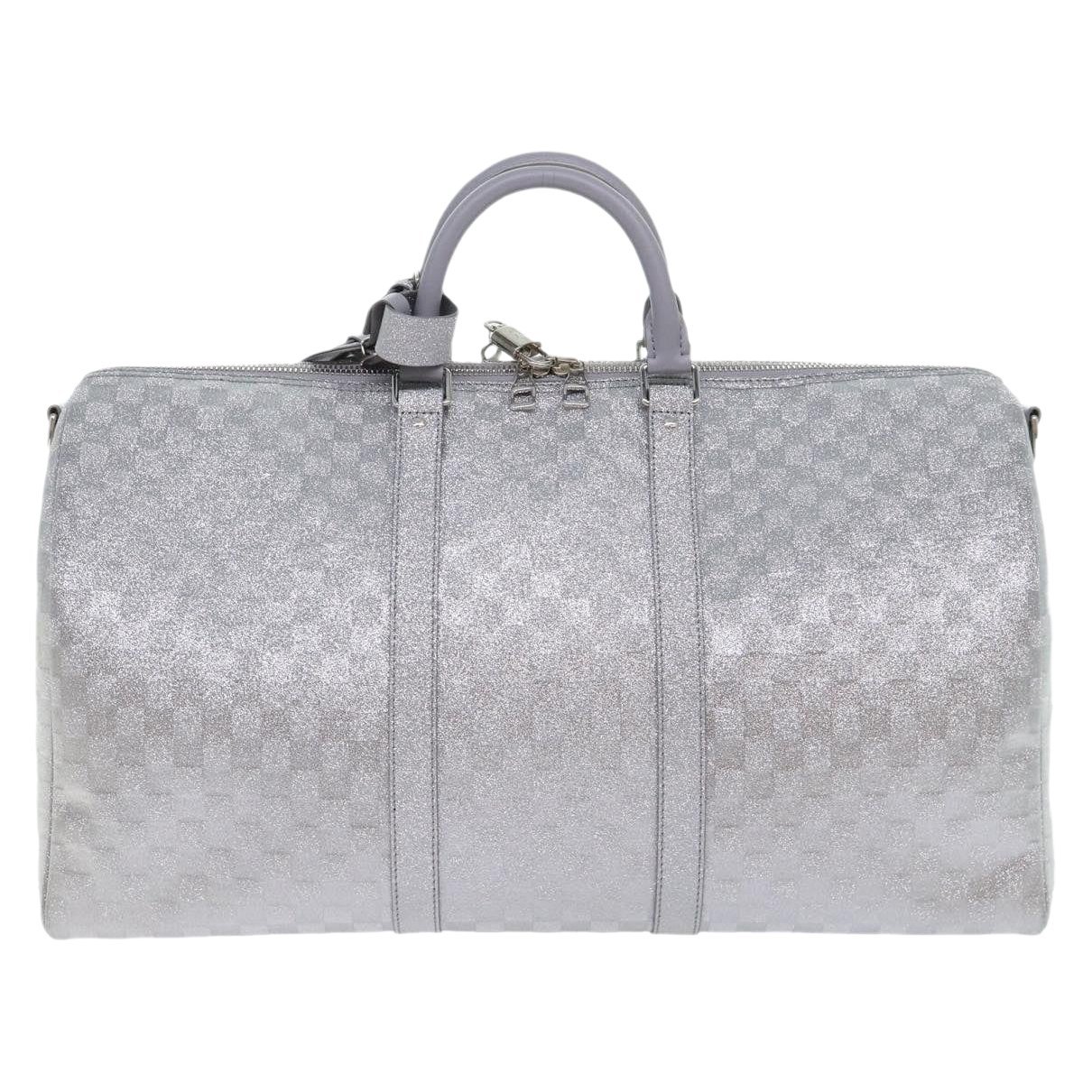 Keepall leather travel bag