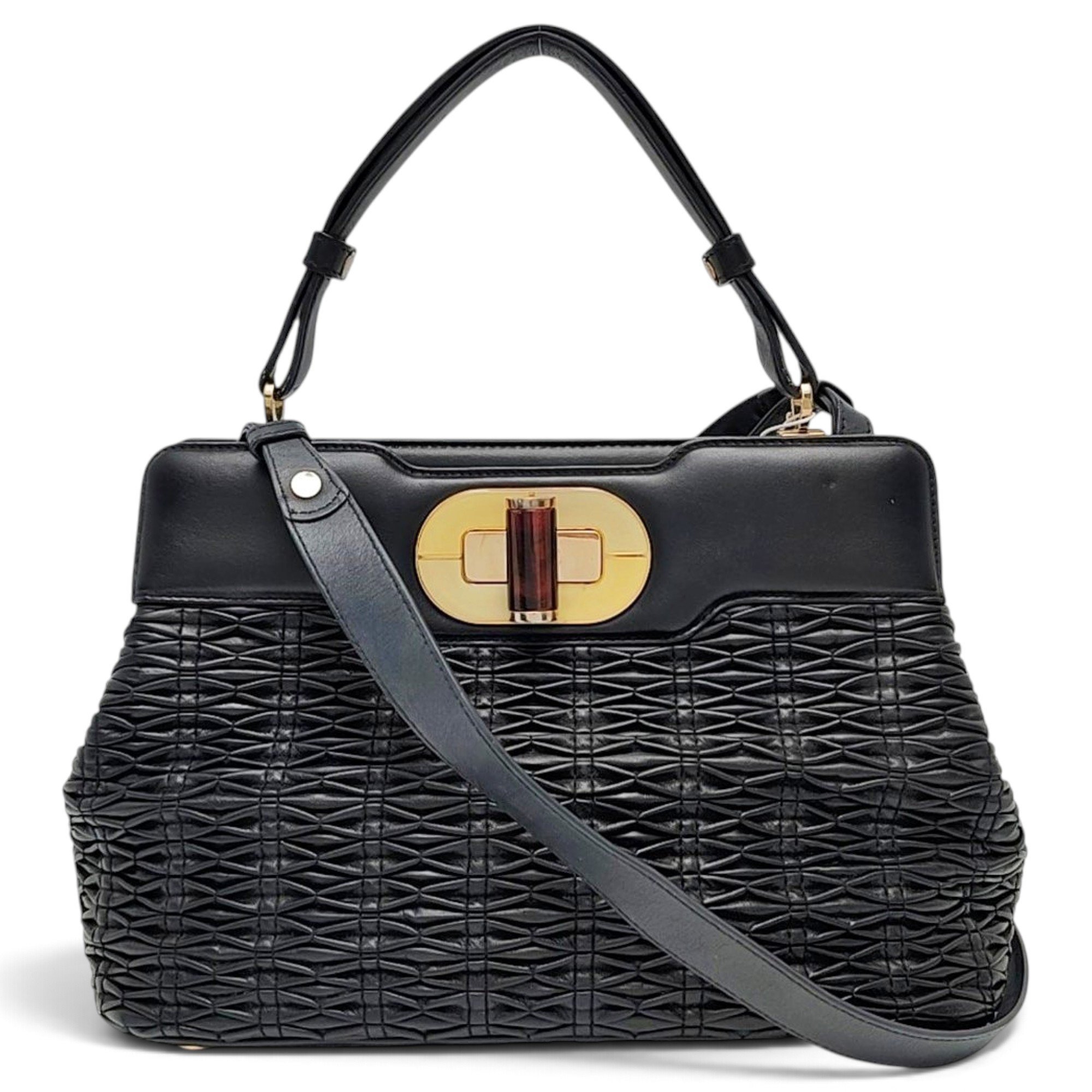 Isabella Rossellini leather bag