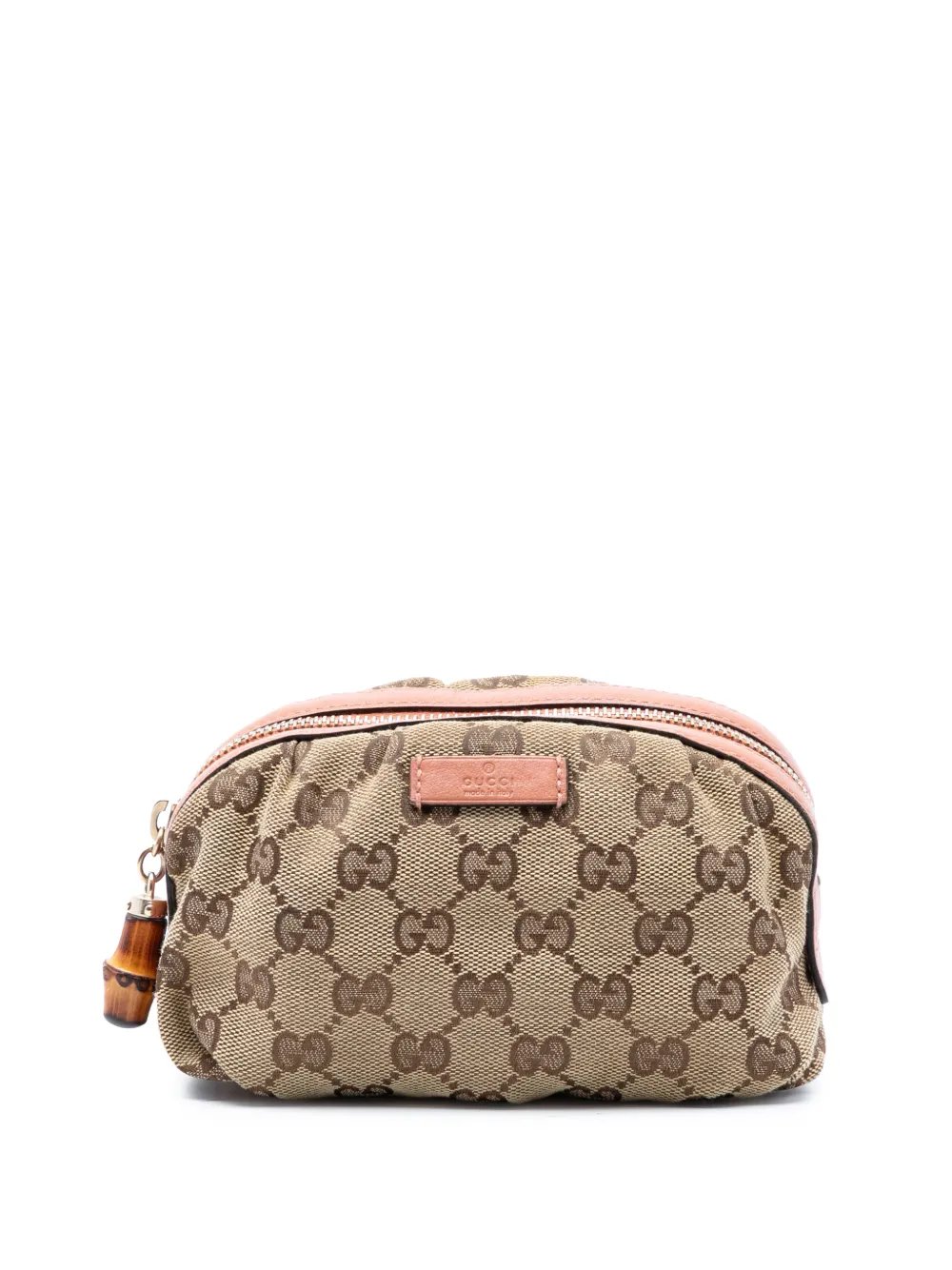 2000-2015 GG Canvas Bamboo clutch bag