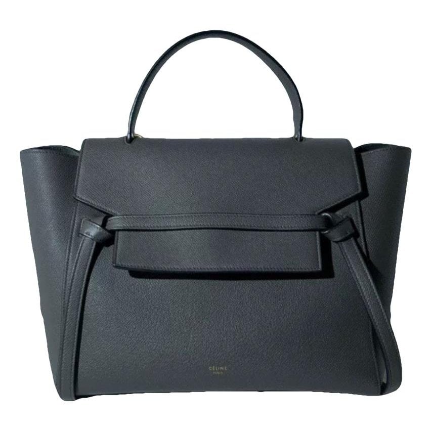Belt leather handbag