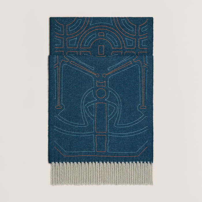 Marine Eperon d'Or Au Fil Muffler