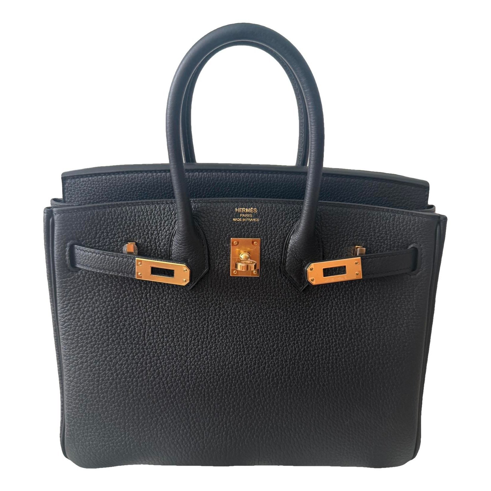 Birkin 25 leather handbag