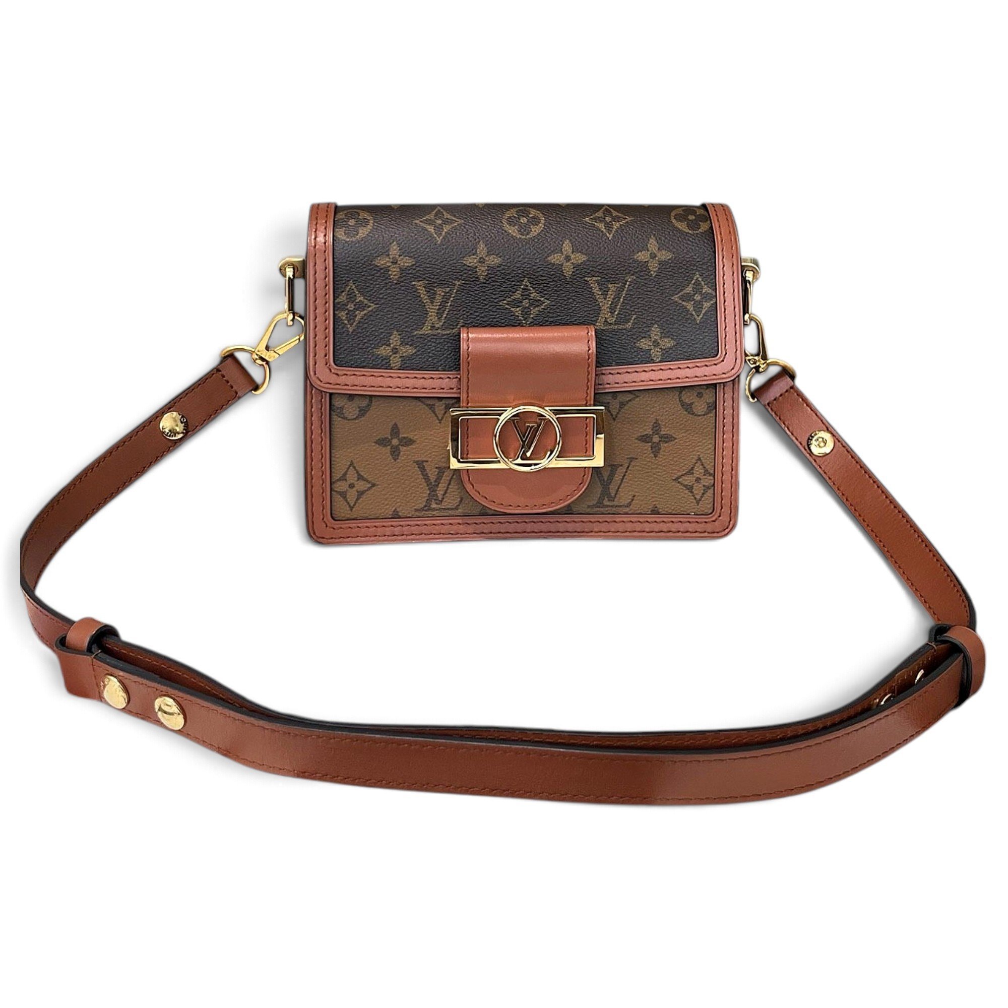 Dauphine Vintage leather handbag