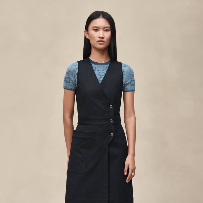 Noir Wraparound Dress