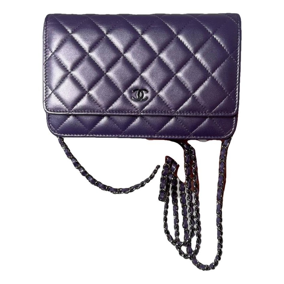 Wallet On Chain Timeless/Classique leather crossbody bag