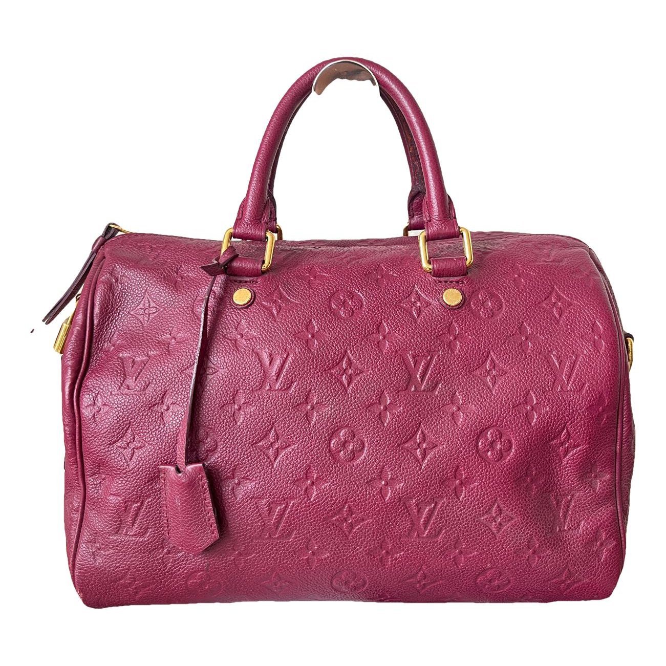 Speedy leather handbag
