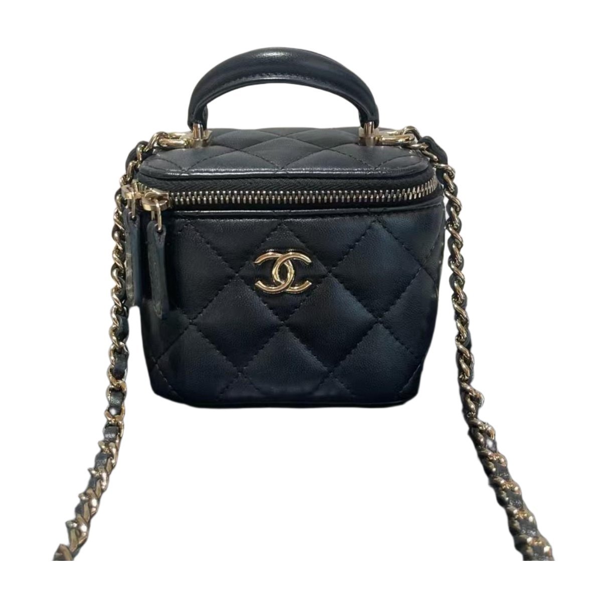 Vanity leather mini bag