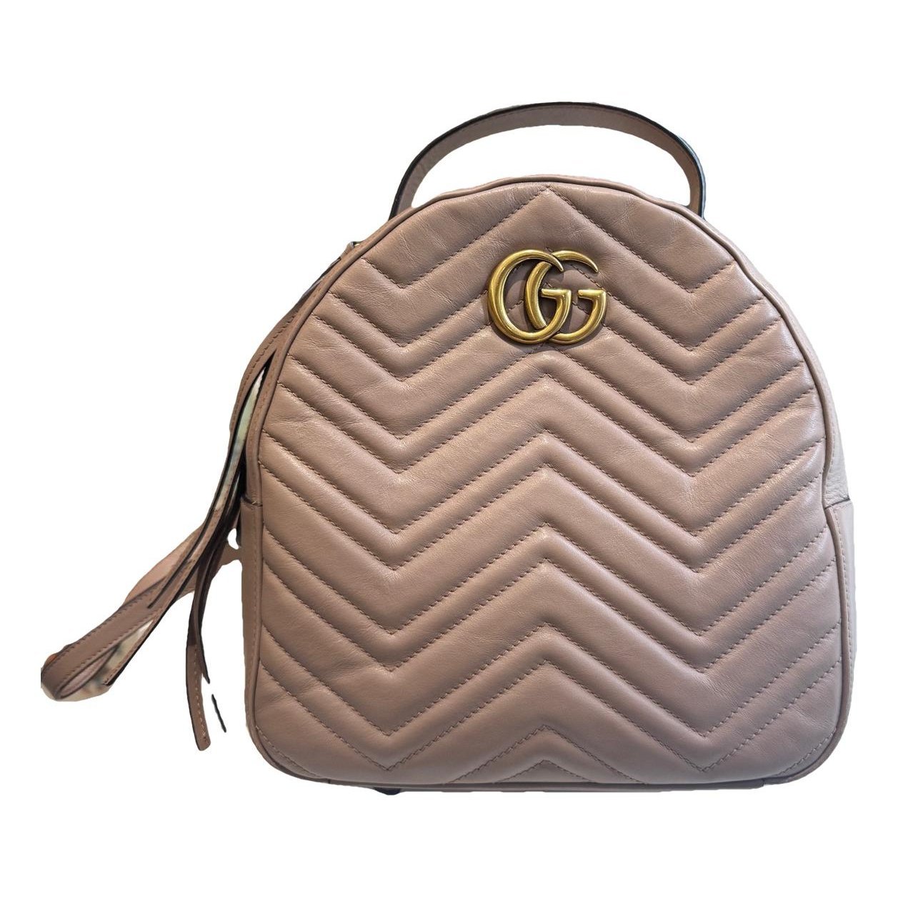 Leather backpack