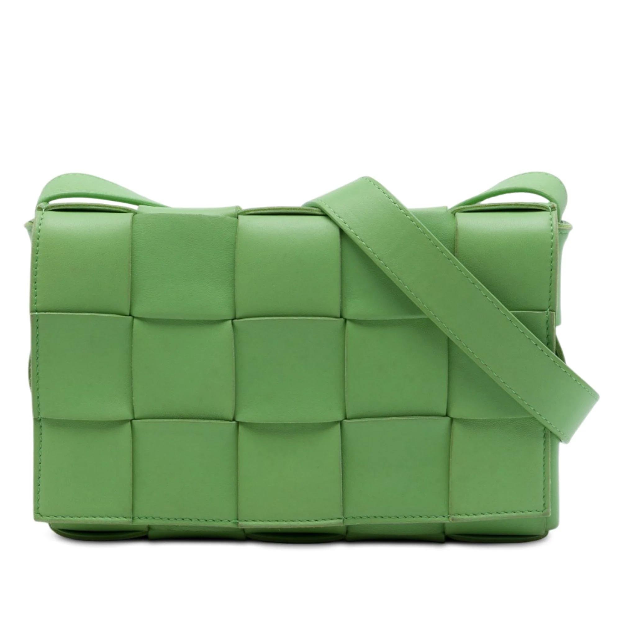 Cassette leather crossbody bag