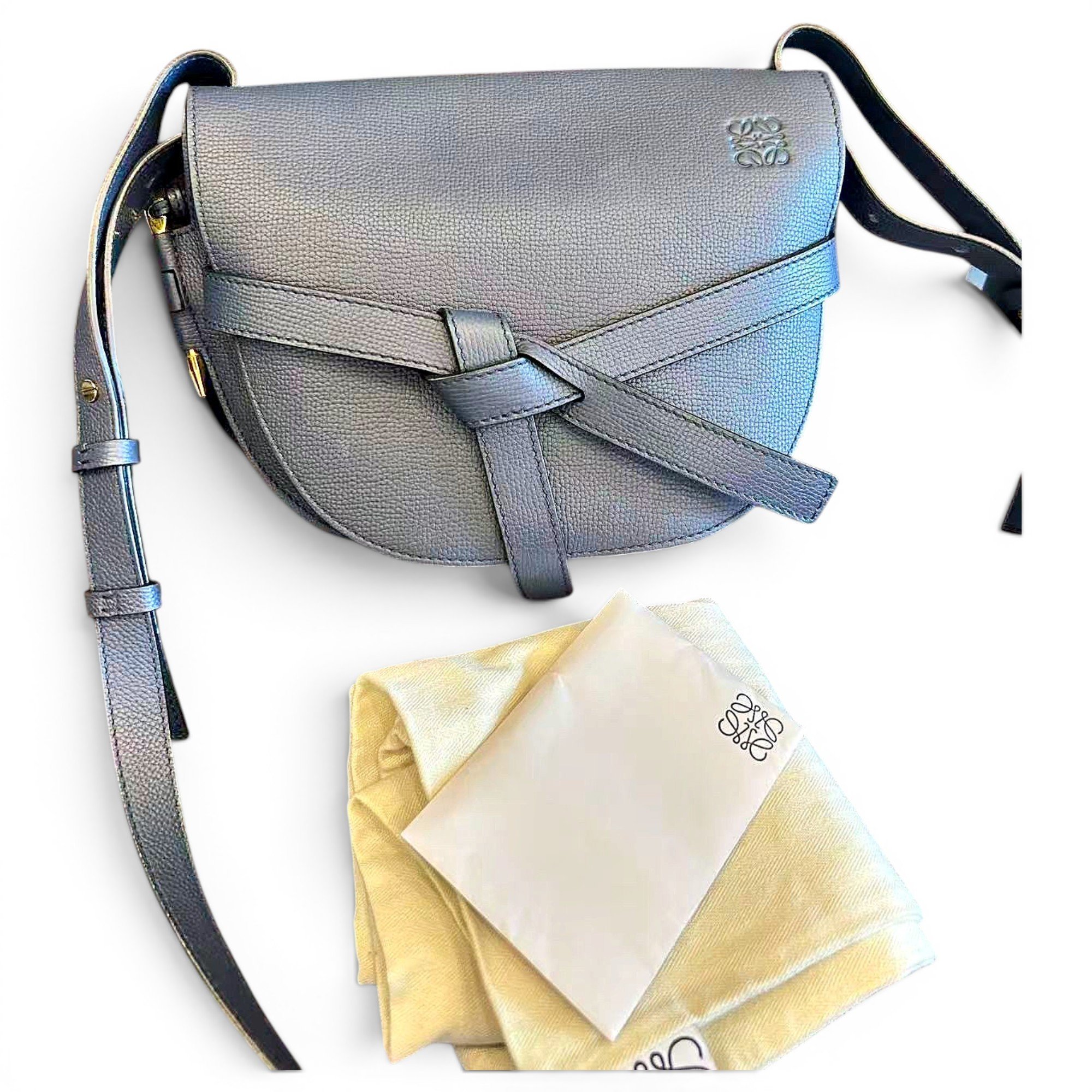 Gate leather crossbody bag