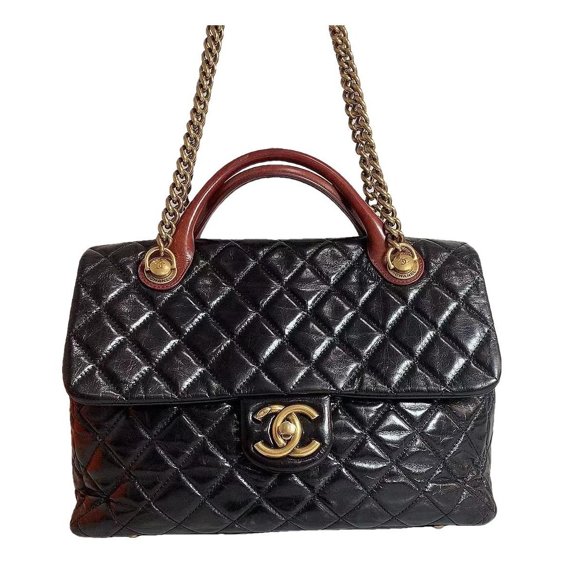 Leather handbag