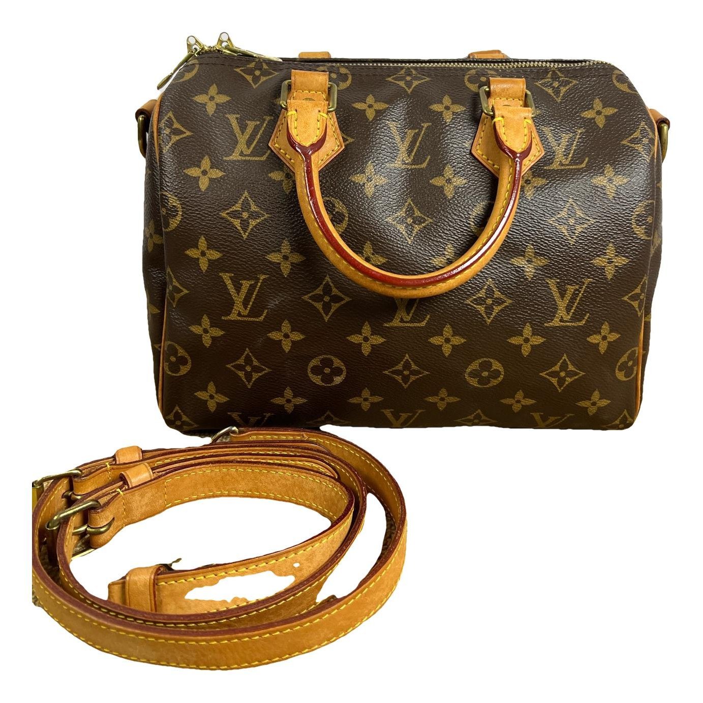 Speedy leather handbag