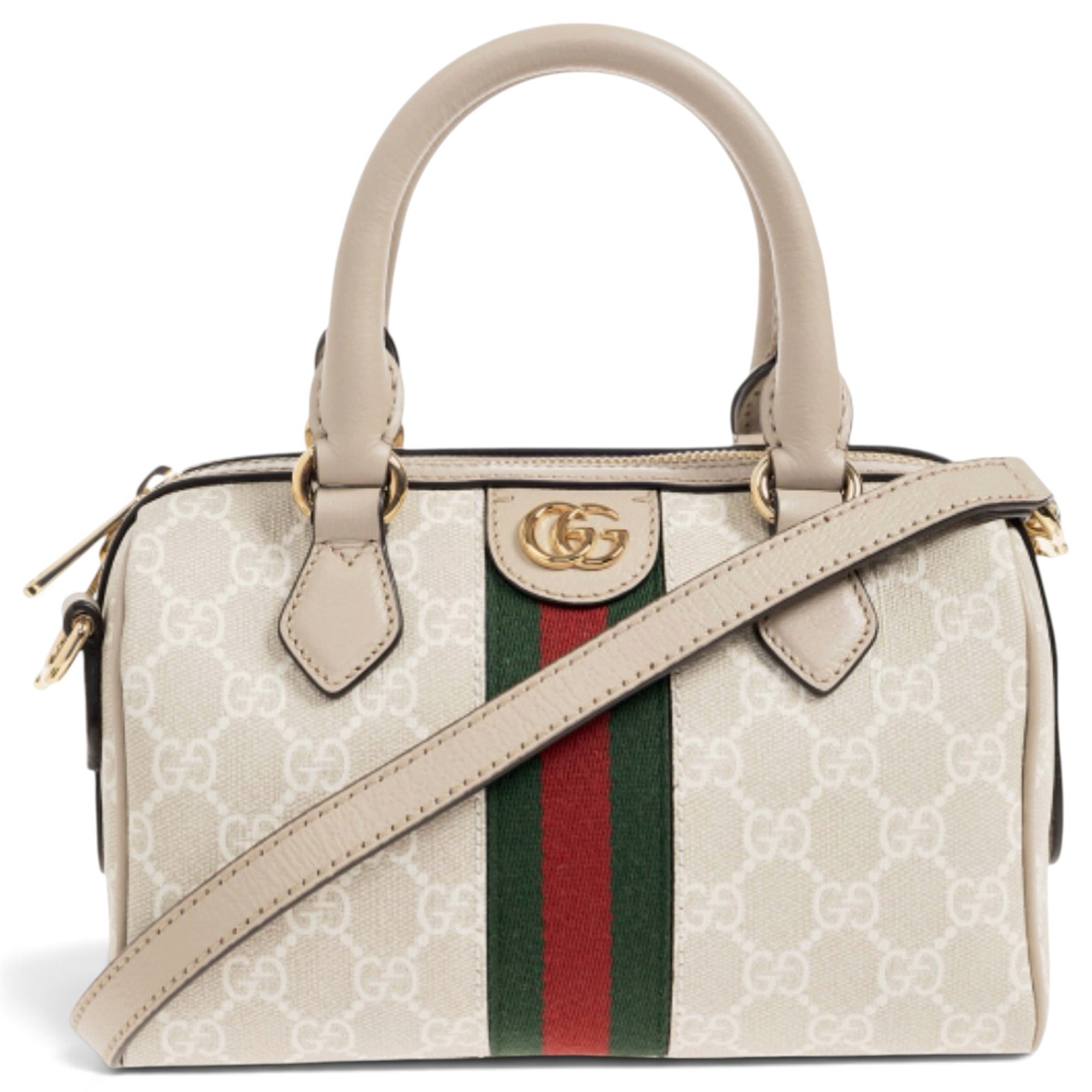 Ophidia Boston leather crossbody bag