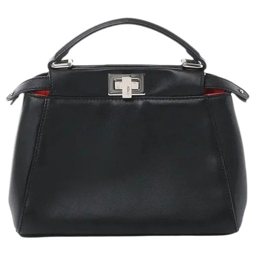 Peekaboo leather handbag