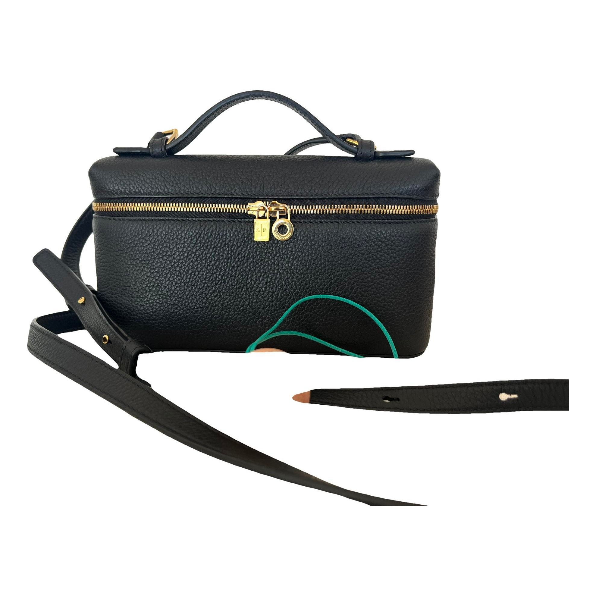 Loro Piana Leather clutch bag