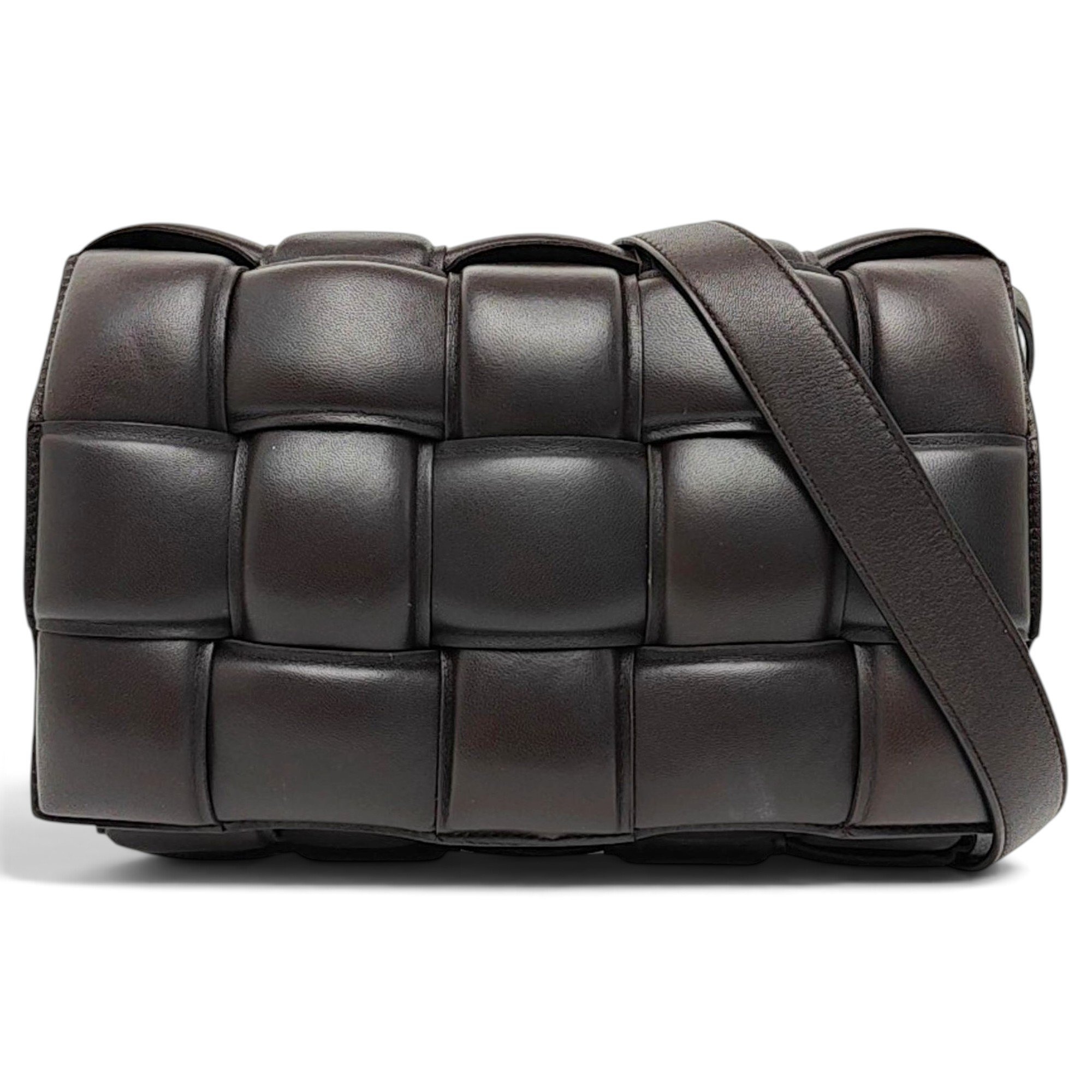 Cassette Padded leather crossbody bag