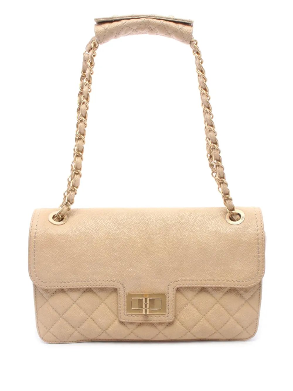2012 Caviar Mademoiselle Turnlock Timeless Flap shoulder bag