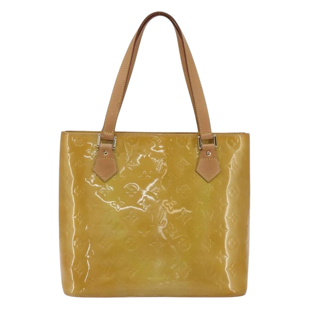 Houston patent leather handbag