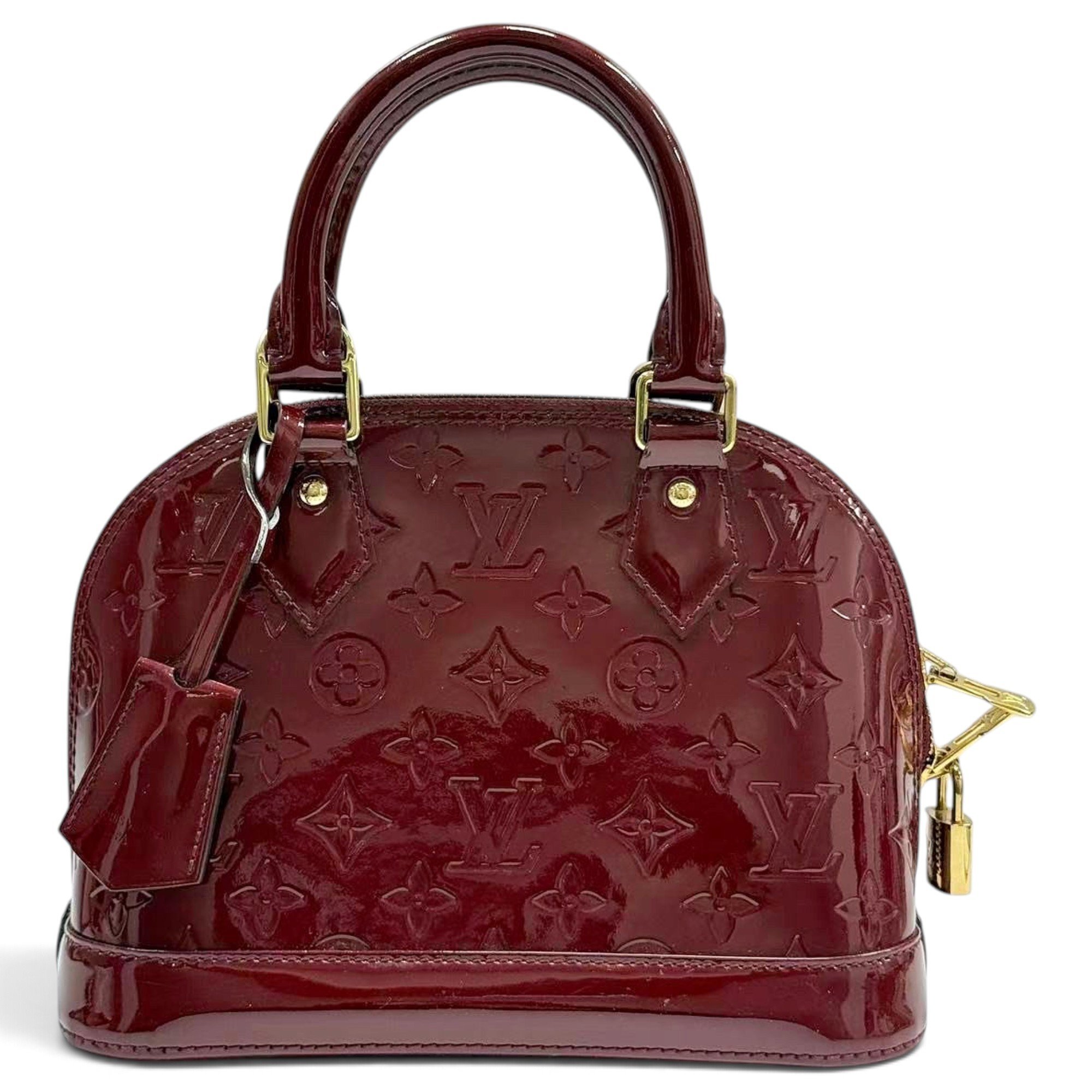 Alma BB patent leather handbag