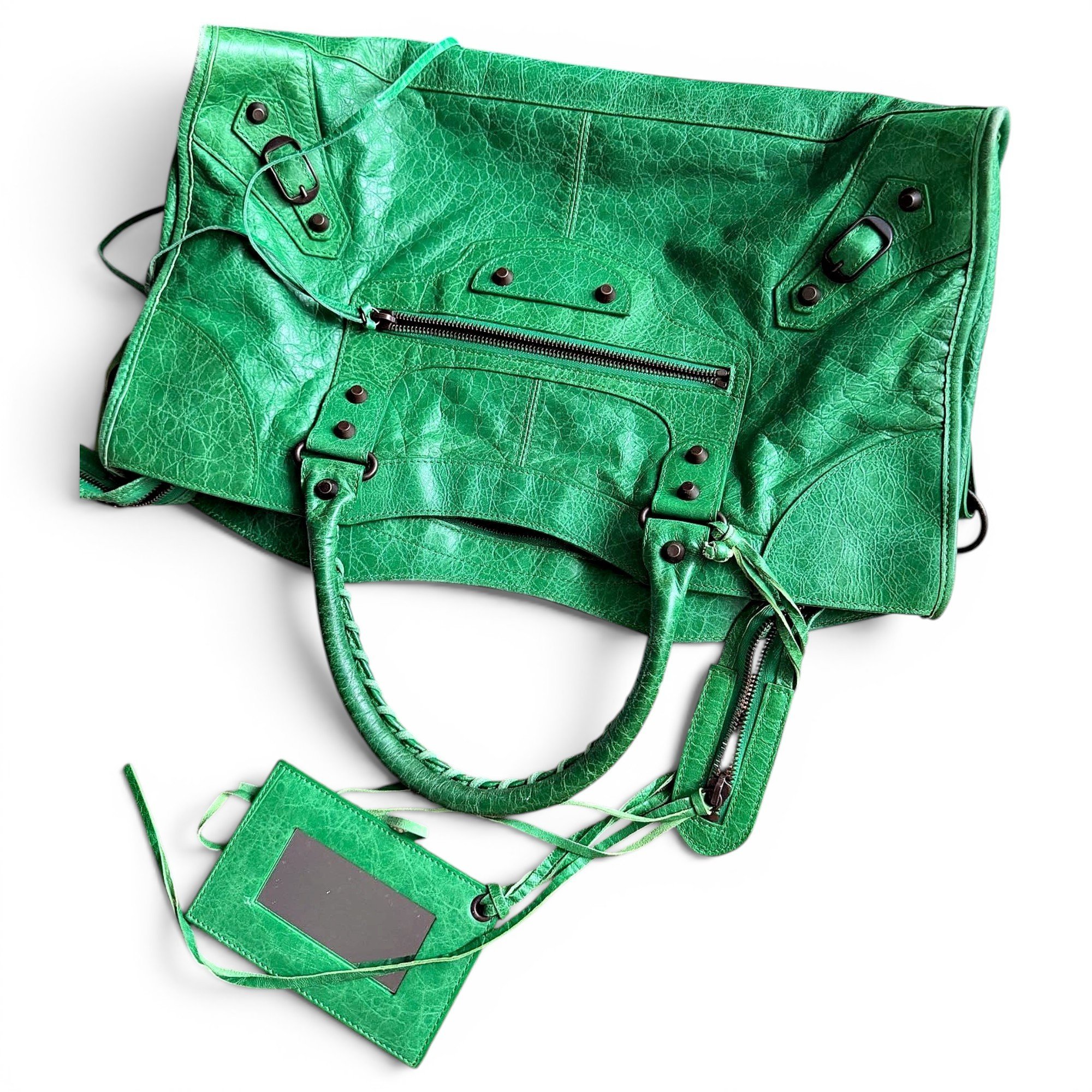 Leather handbag