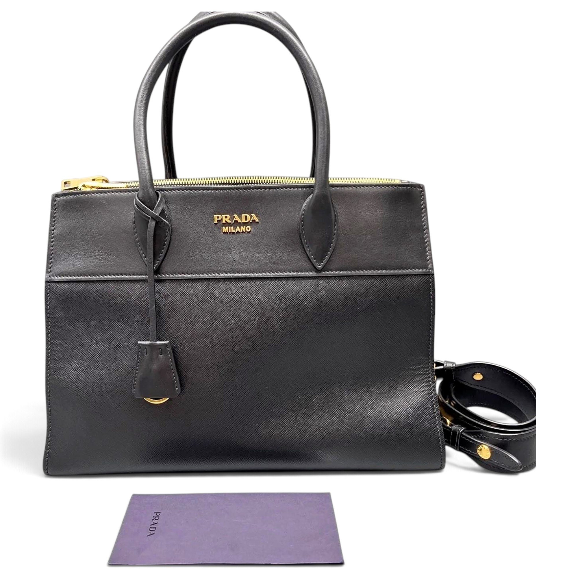 Leather tote