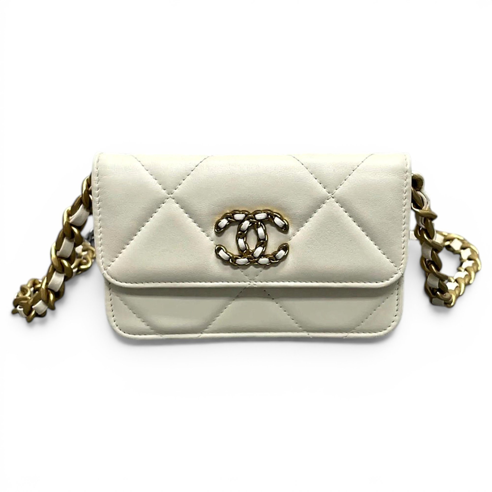 Wallet On Chain Chanel 19 leather crossbody bag