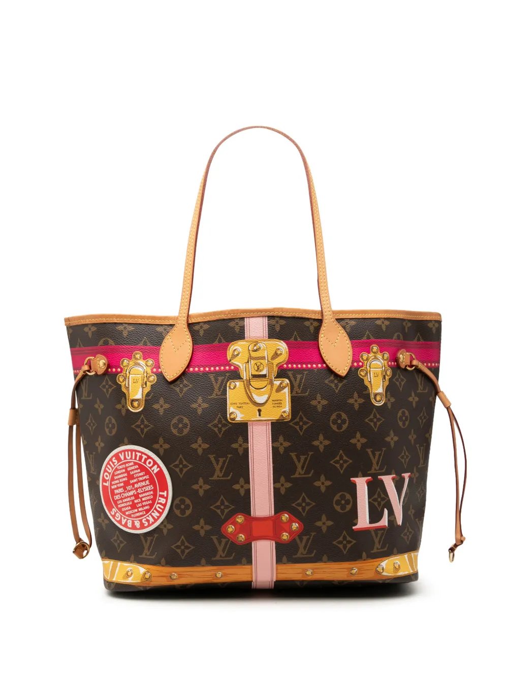 2018 Monogram Summer Trunks Neverfull MM tote bag