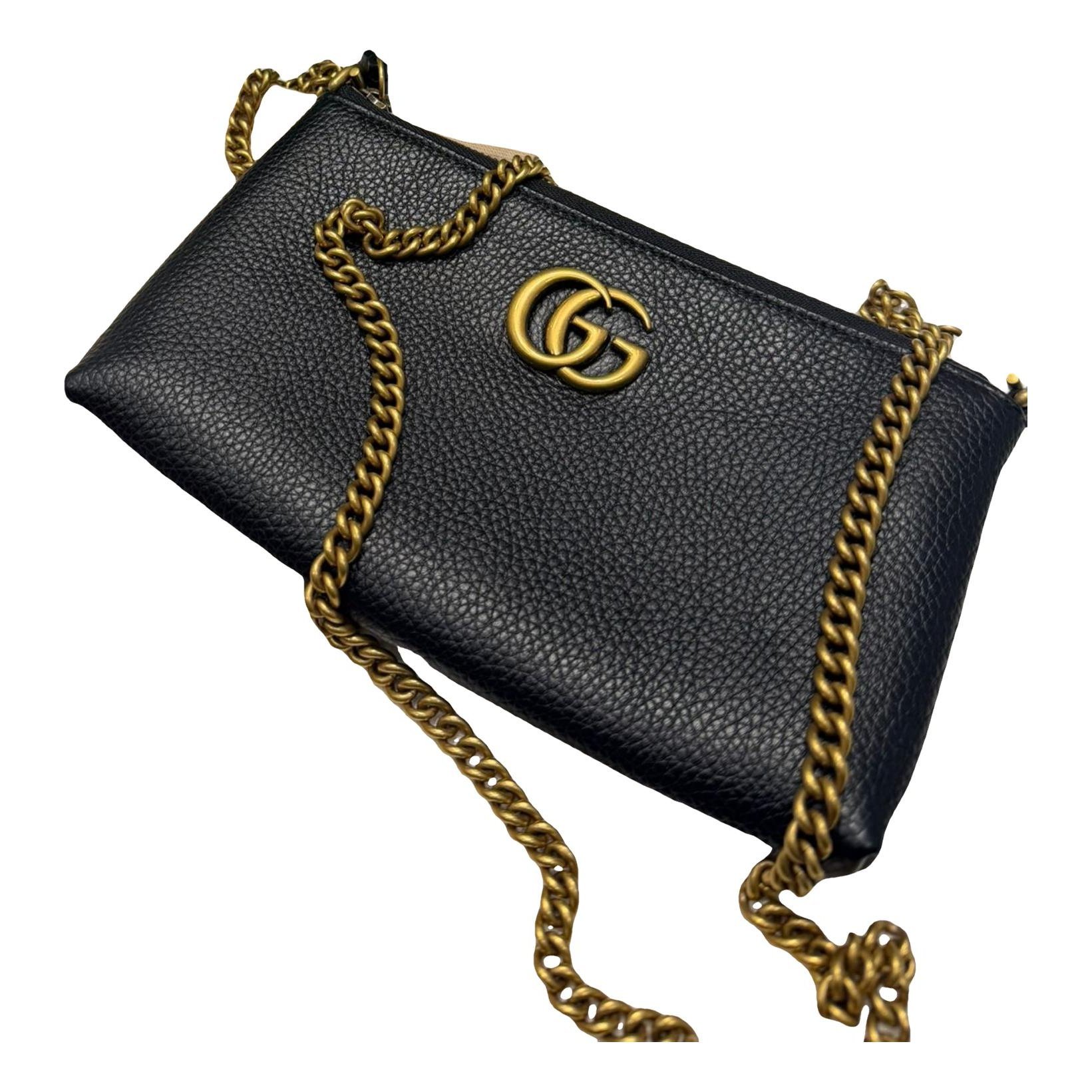 Marmont leather clutch bag