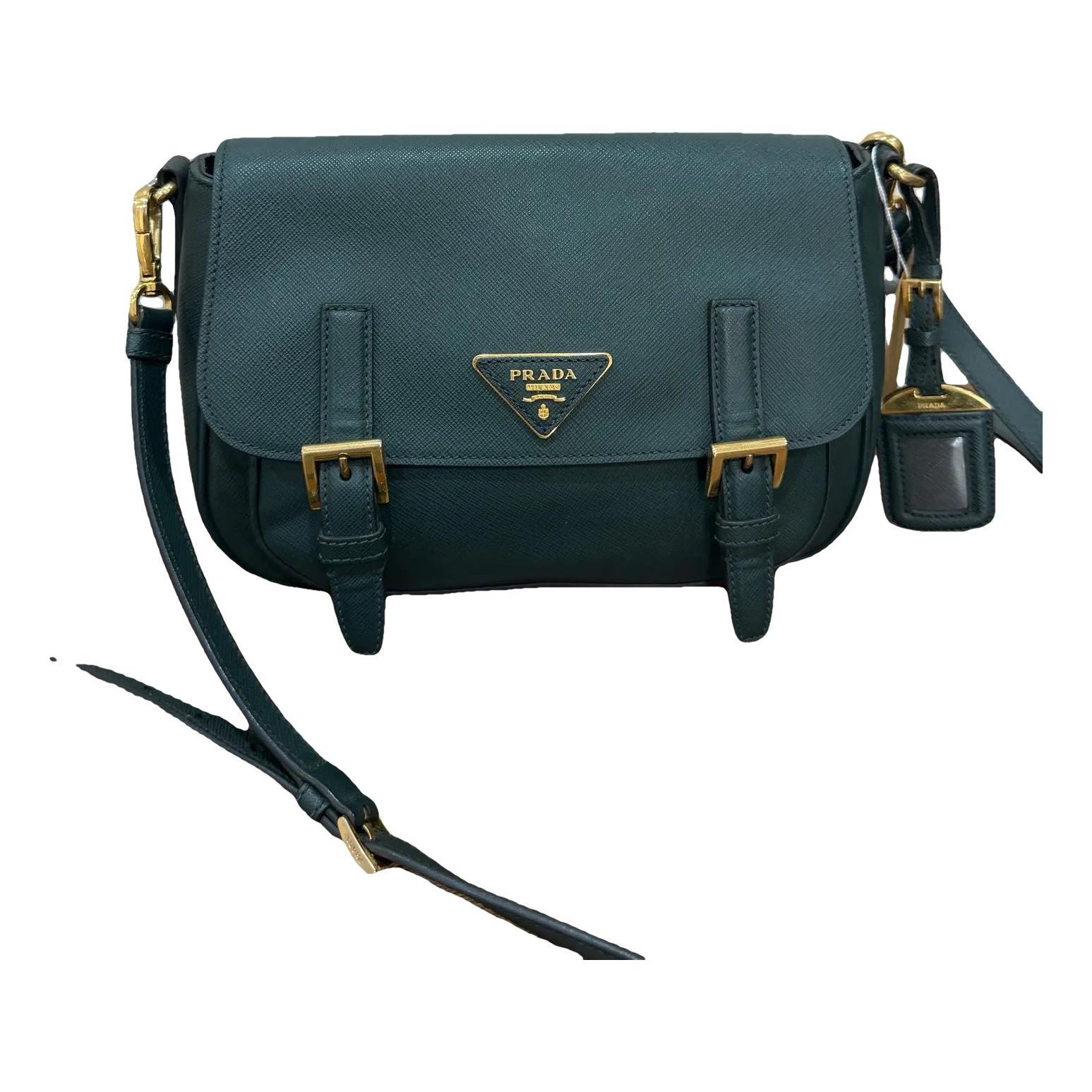 Leather crossbody bag