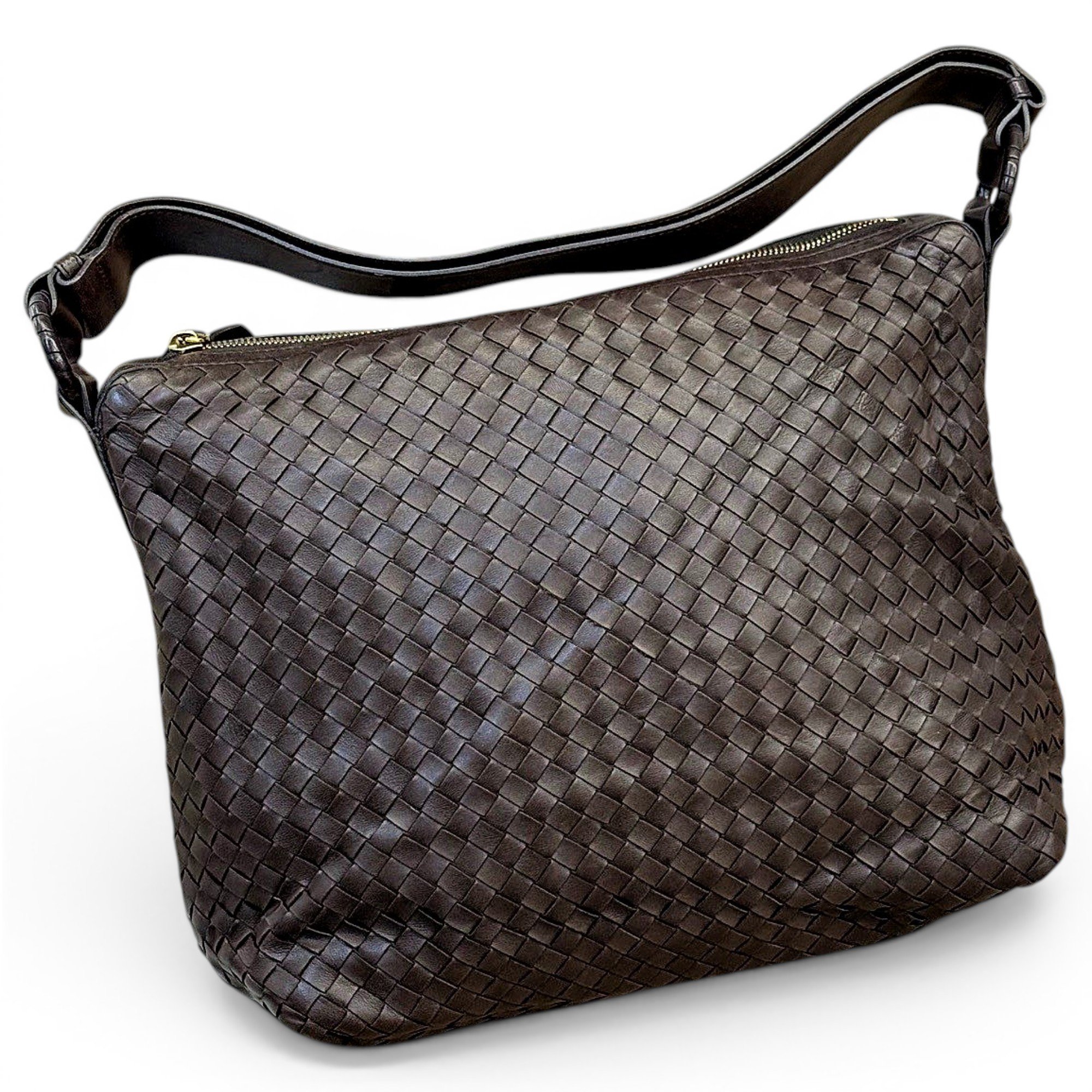 Leather handbag