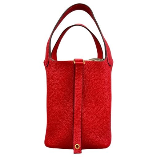Picotin leather handbag