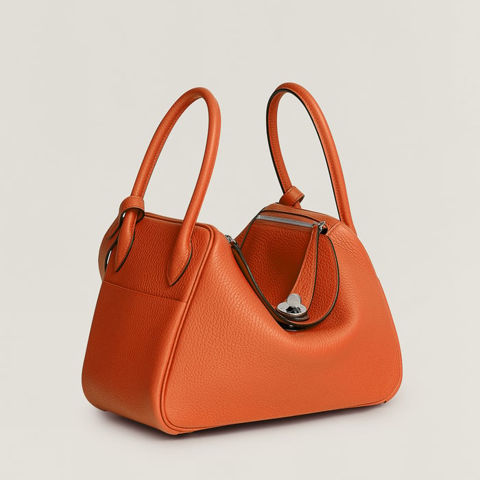 Orange Lindy 26 Bag