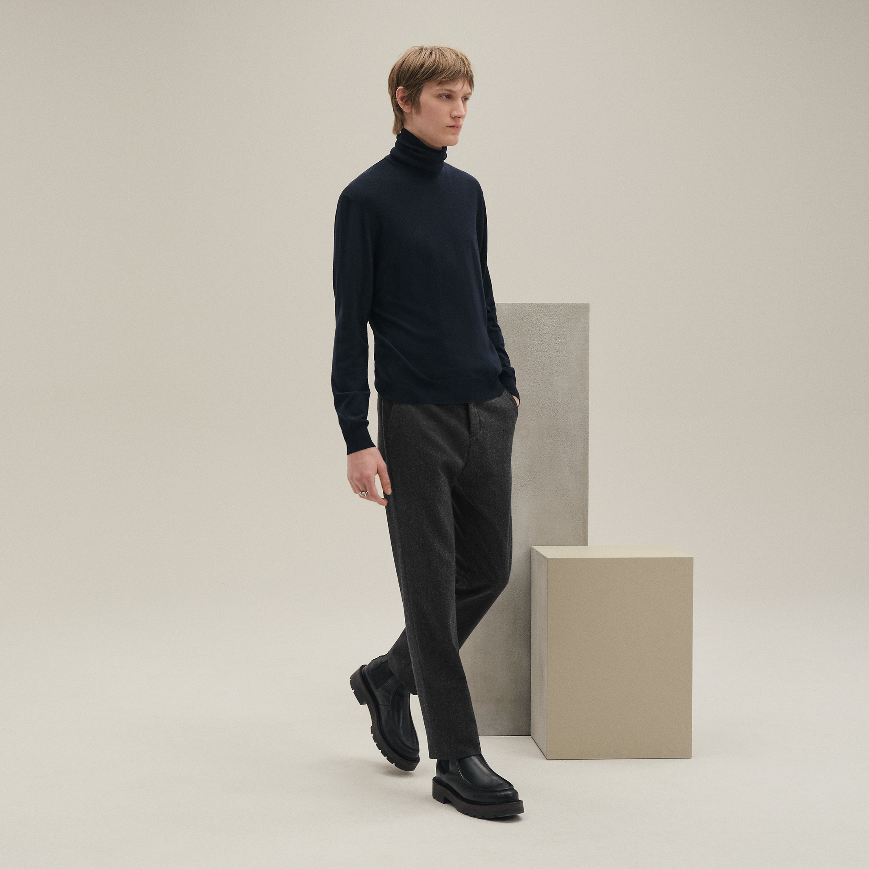 "Detail H" turtleneck sweater