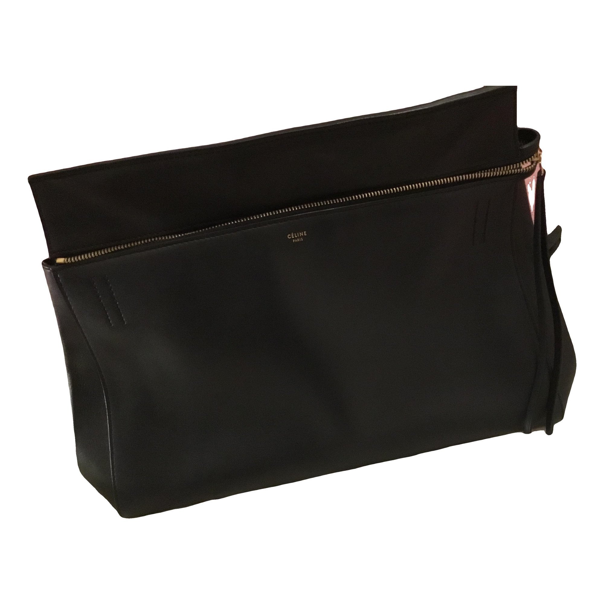 Edge leather handbag